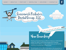 Tablet Screenshot of greenwichkidsdentist.com